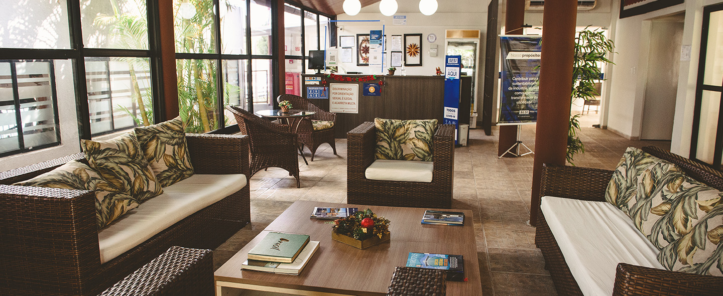 Hotel SESI PB - Áreas verdes